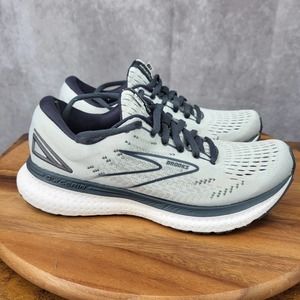 Brooks Glycerin 19 Running Shoes Womens 7 Silver TRainers Sneakers 1203431B085